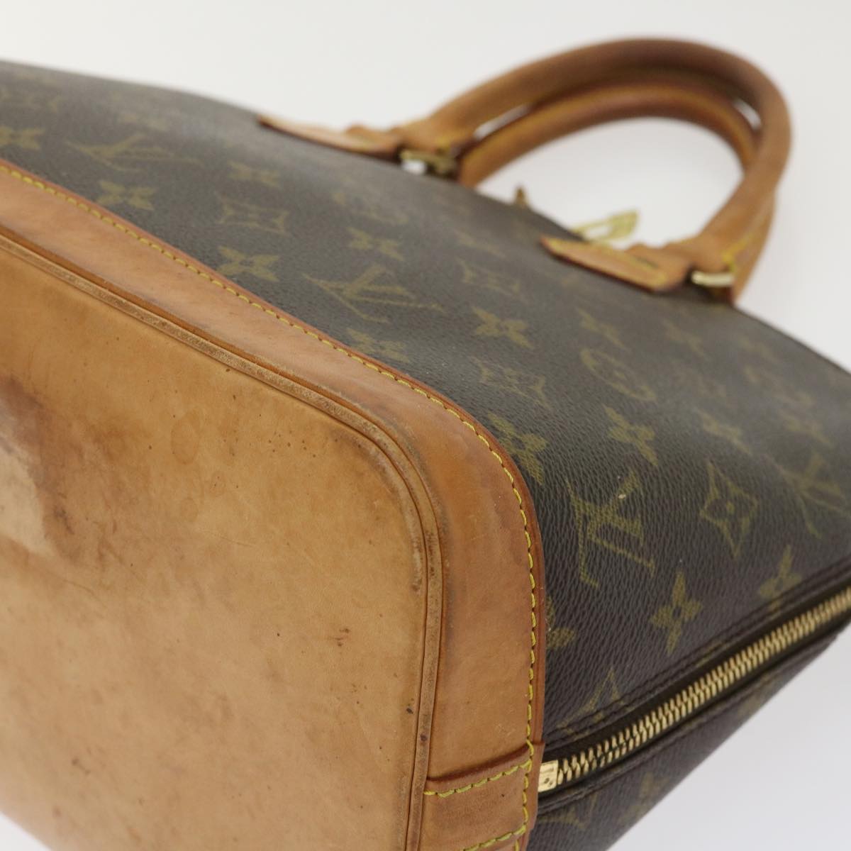 LOUIS VUITTON Monogram Alma Hand Bag M51130 LV 46838