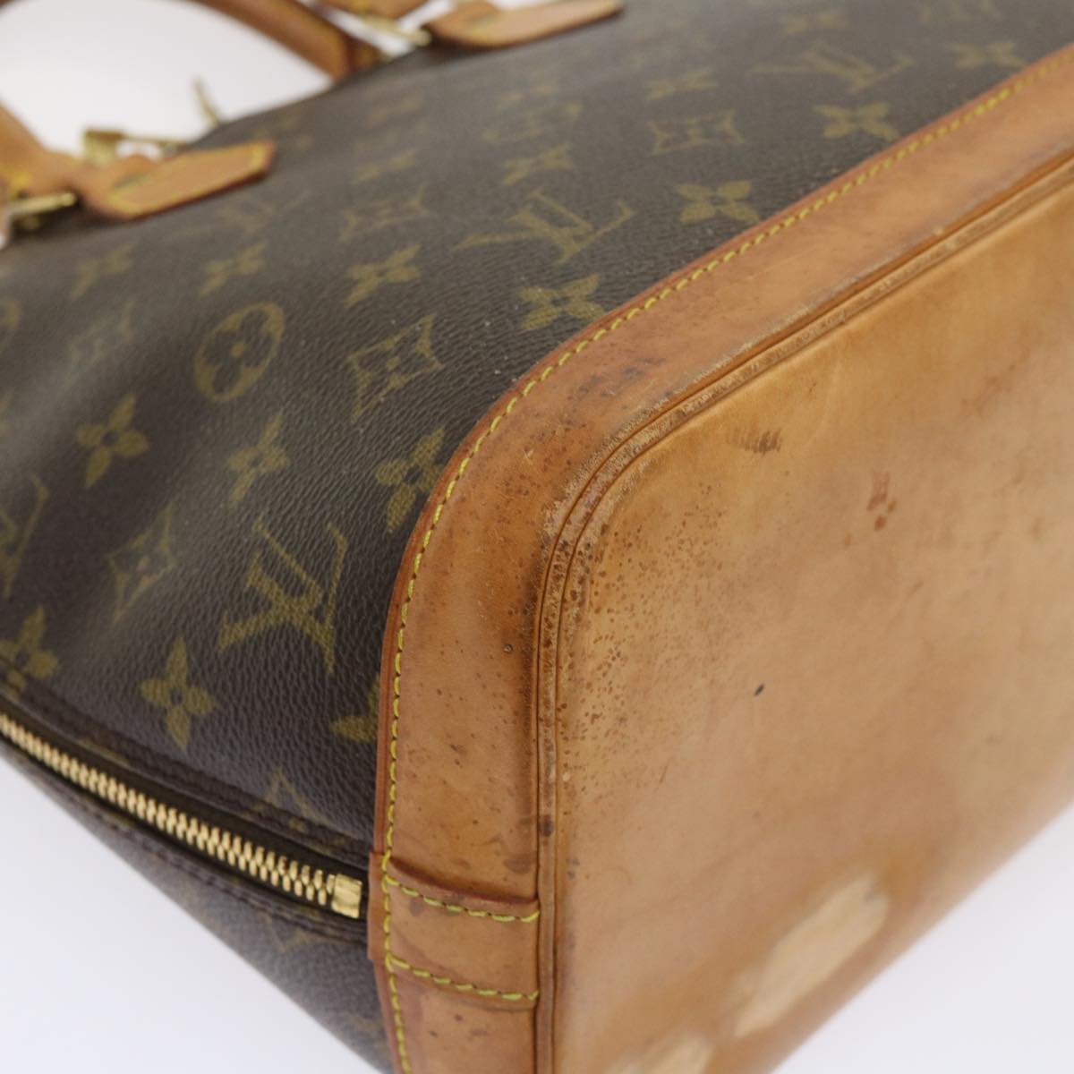 LOUIS VUITTON Monogram Alma Hand Bag M51130 LV 46838