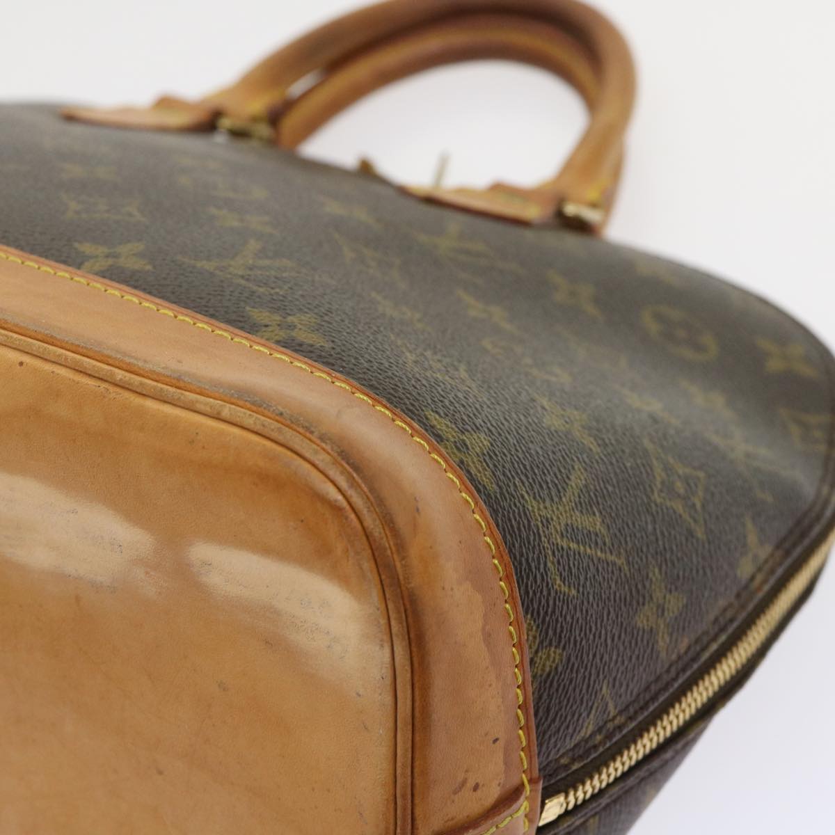 LOUIS VUITTON Monogram Alma Hand Bag M51130 LV 46838