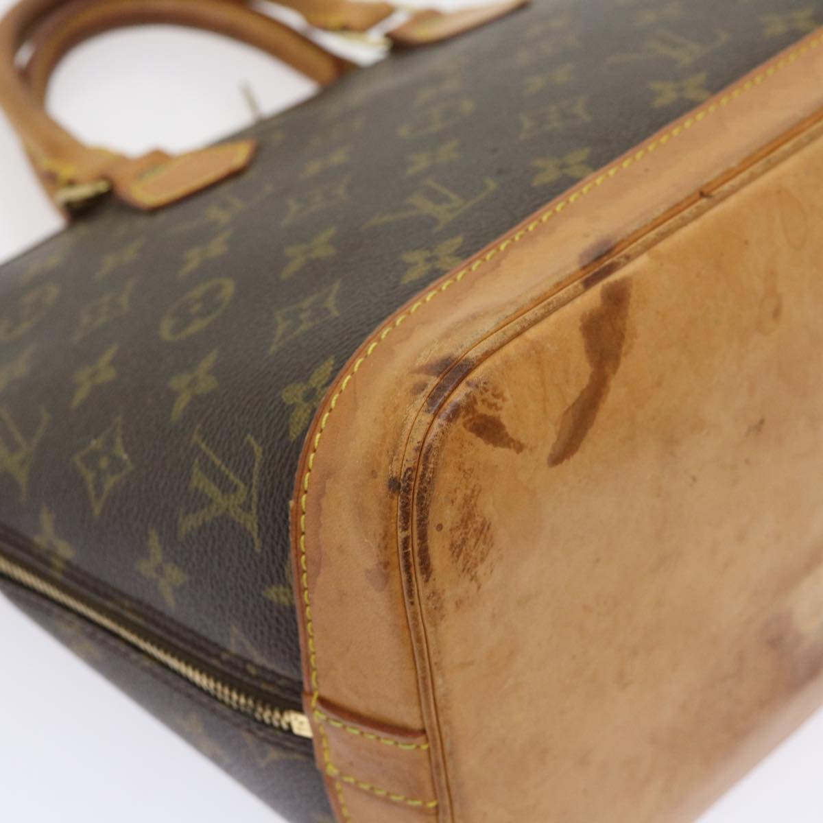 LOUIS VUITTON Monogram Alma Hand Bag M51130 LV 46838