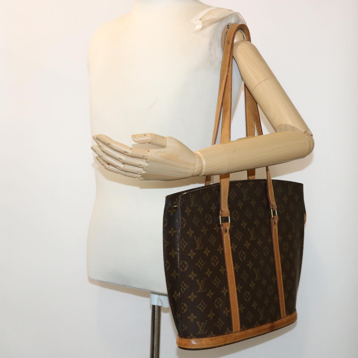 LOUIS VUITTON Monogram Babylone Tote Bag M51102 LV 46839