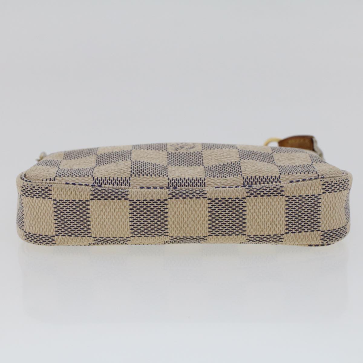 LOUIS VUITTON Damier Azur Mini Pochette Accessoires Pouch N58010 LV 46840