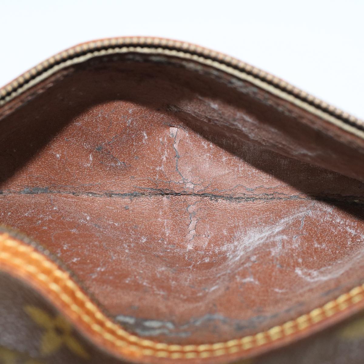 LOUIS VUITTON Monogram Marly Dragonne GM Clutch Bag M51825 LV 46842