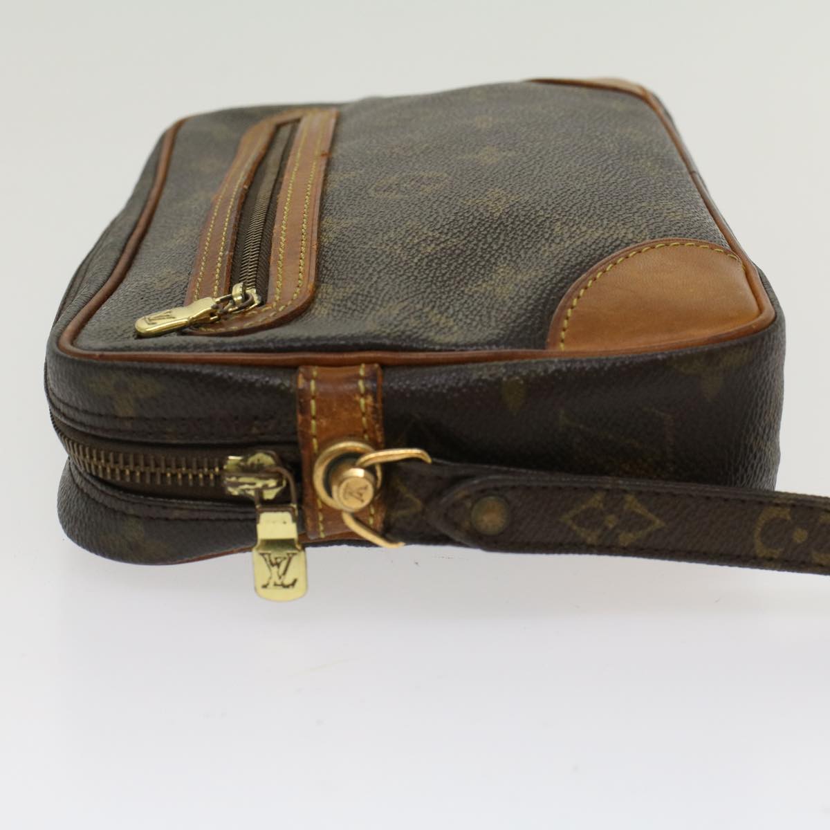 LOUIS VUITTON Monogram Marly Dragonne GM Clutch Bag M51825 LV 46842