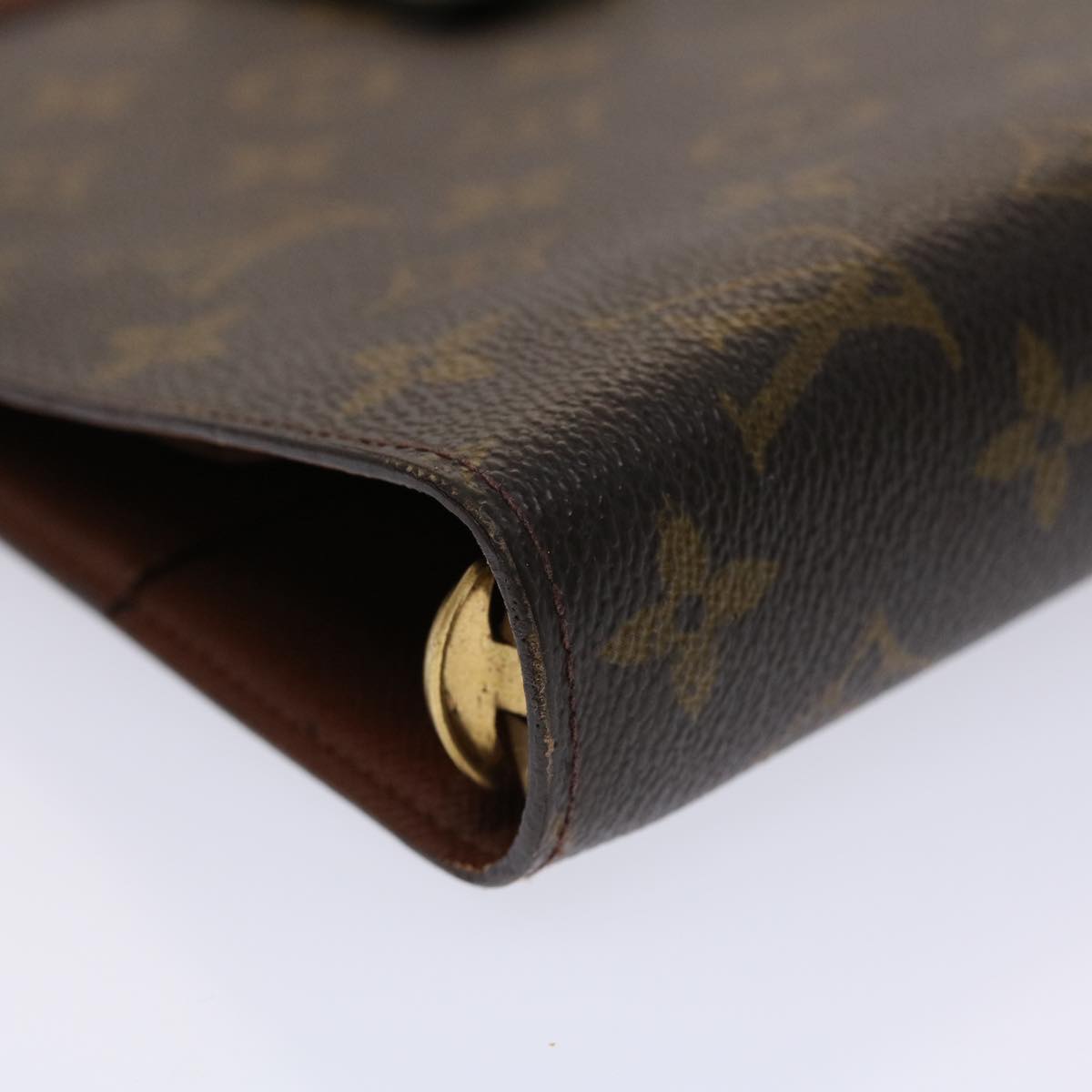 LOUIS VUITTON Monogram Agenda GM Day Planner Cover R20006 LV 46844