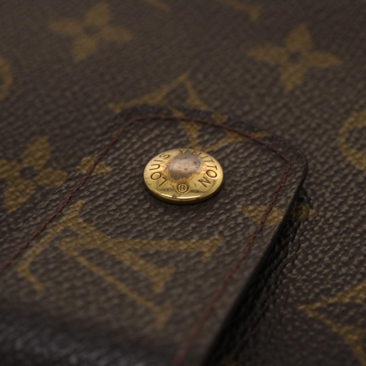 LOUIS VUITTON Monogram Agenda GM Day Planner Cover R20006 LV 46844