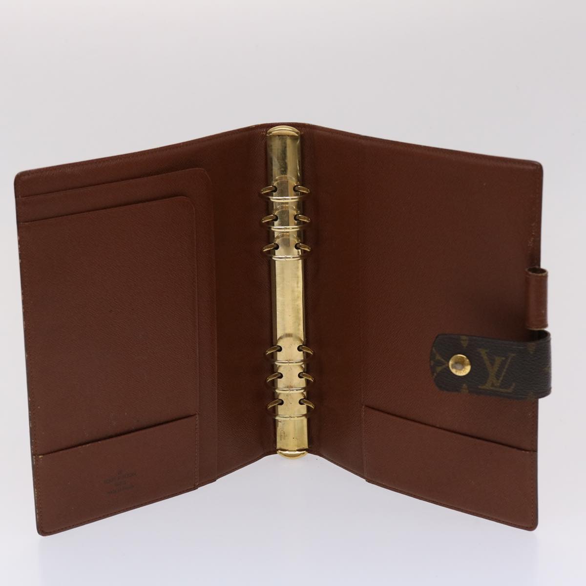 LOUIS VUITTON Monogram Agenda GM Day Planner Cover R20006 LV 46844