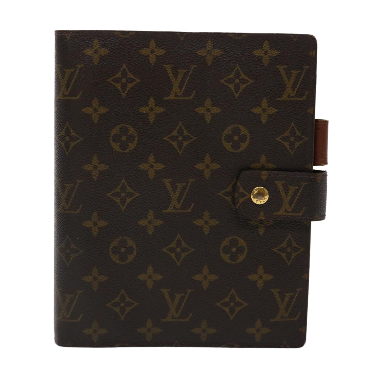LOUIS VUITTON Monogram Agenda GM Day Planner Cover R20006 LV 46844
