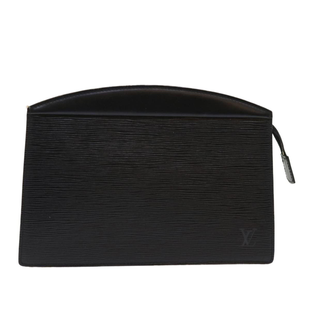 LOUIS VUITTON Epi Trousse Crete Clutch Bag Black M48402 LV 46845