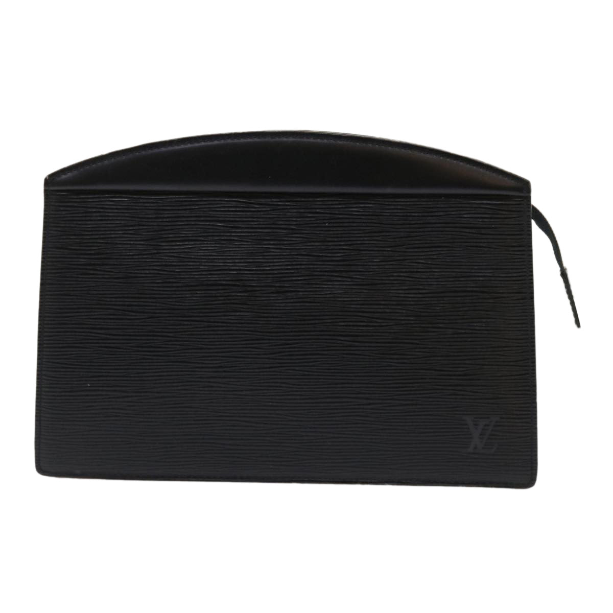 LOUIS VUITTON Epi Trousse Crete Clutch Bag Black M48402 LV 46845