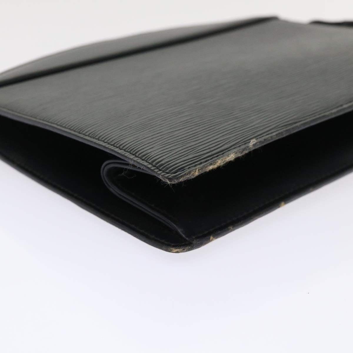 LOUIS VUITTON Epi Trousse Crete Clutch Bag Black M48402 LV 46845