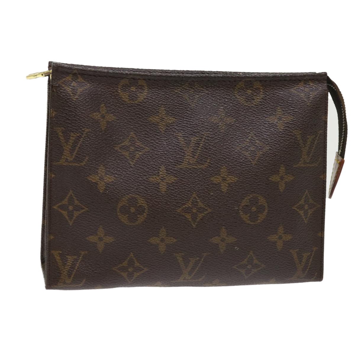 LOUIS VUITTON Monogram Poche Toilette 19 Pouch M47544 LV 46848