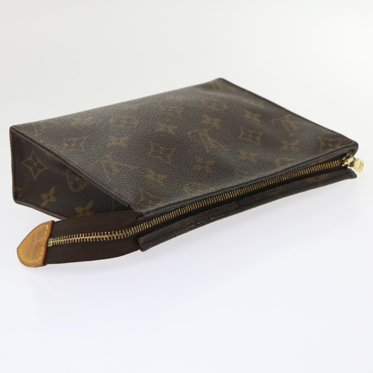 LOUIS VUITTON Monogram Poche Toilette 19 Pouch M47544 LV 46848