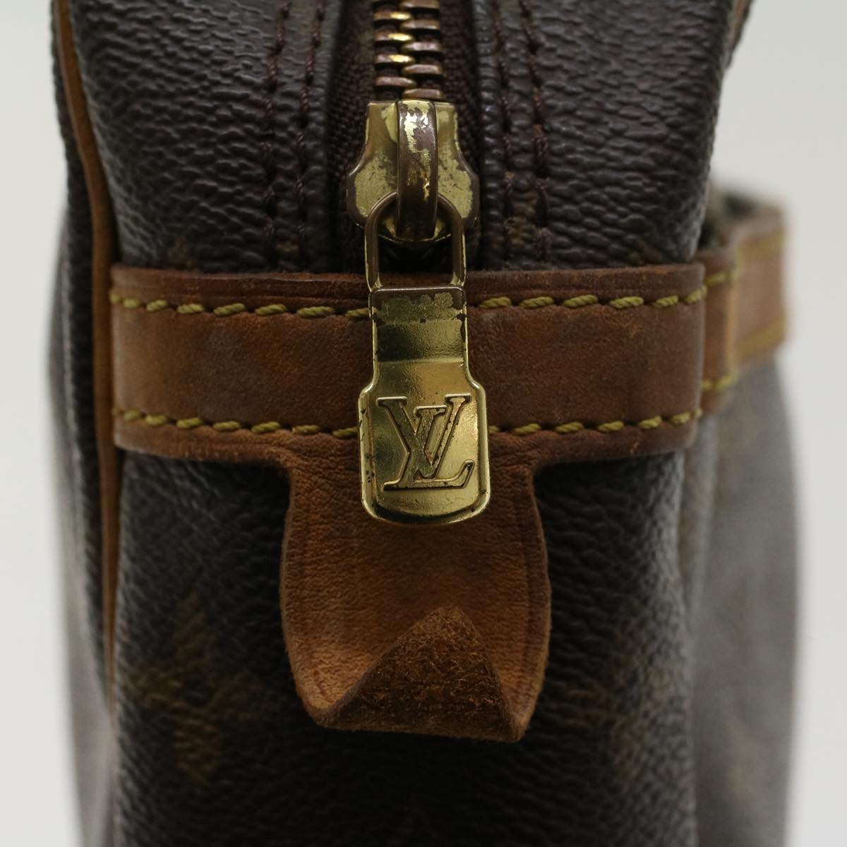 LOUIS VUITTON Monogram Compiegne 28 Clutch Bag M51845 LV 46900