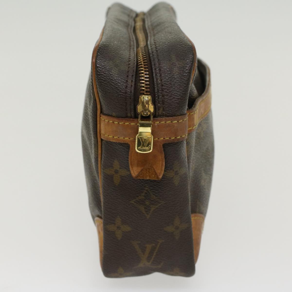 LOUIS VUITTON Monogram Compiegne 28 Clutch Bag M51845 LV 46900