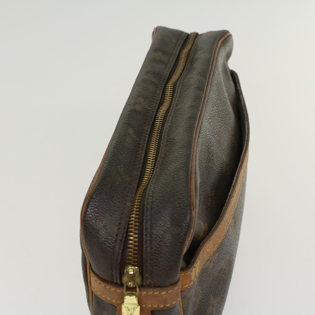 LOUIS VUITTON Monogram Compiegne 28 Clutch Bag M51845 LV 46900