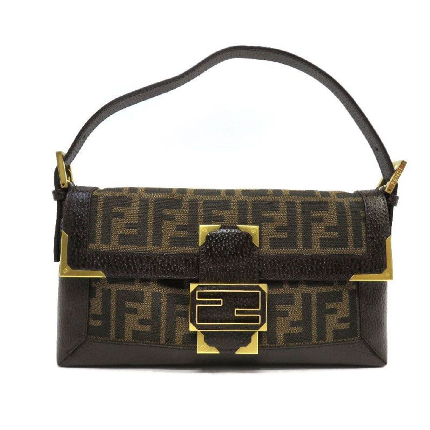 Luxury Fendi Zucca Shoulder Bag - '10s