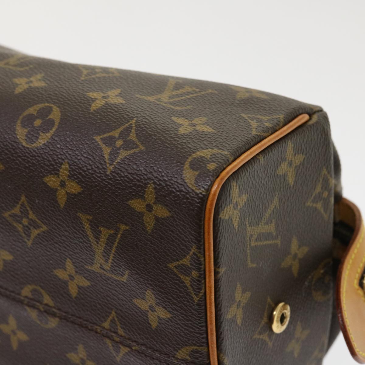 LOUIS VUITTON Monogram Trousse Patte Pression Cosmetic Pouch M47636 46903