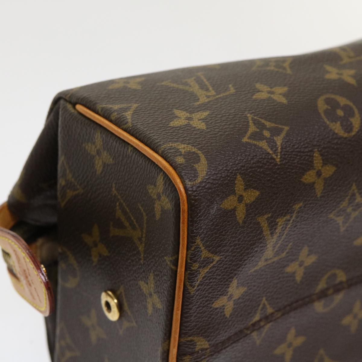 LOUIS VUITTON Monogram Trousse Patte Pression Cosmetic Pouch M47636 46903