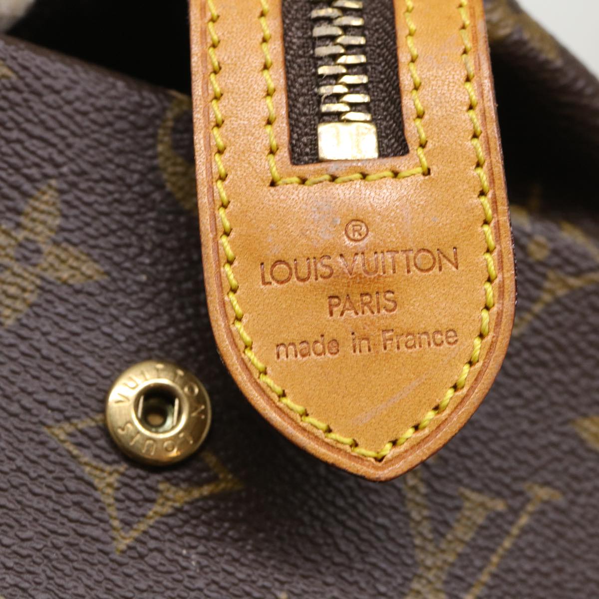 LOUIS VUITTON Monogram Trousse Patte Pression Cosmetic Pouch M47636 46903