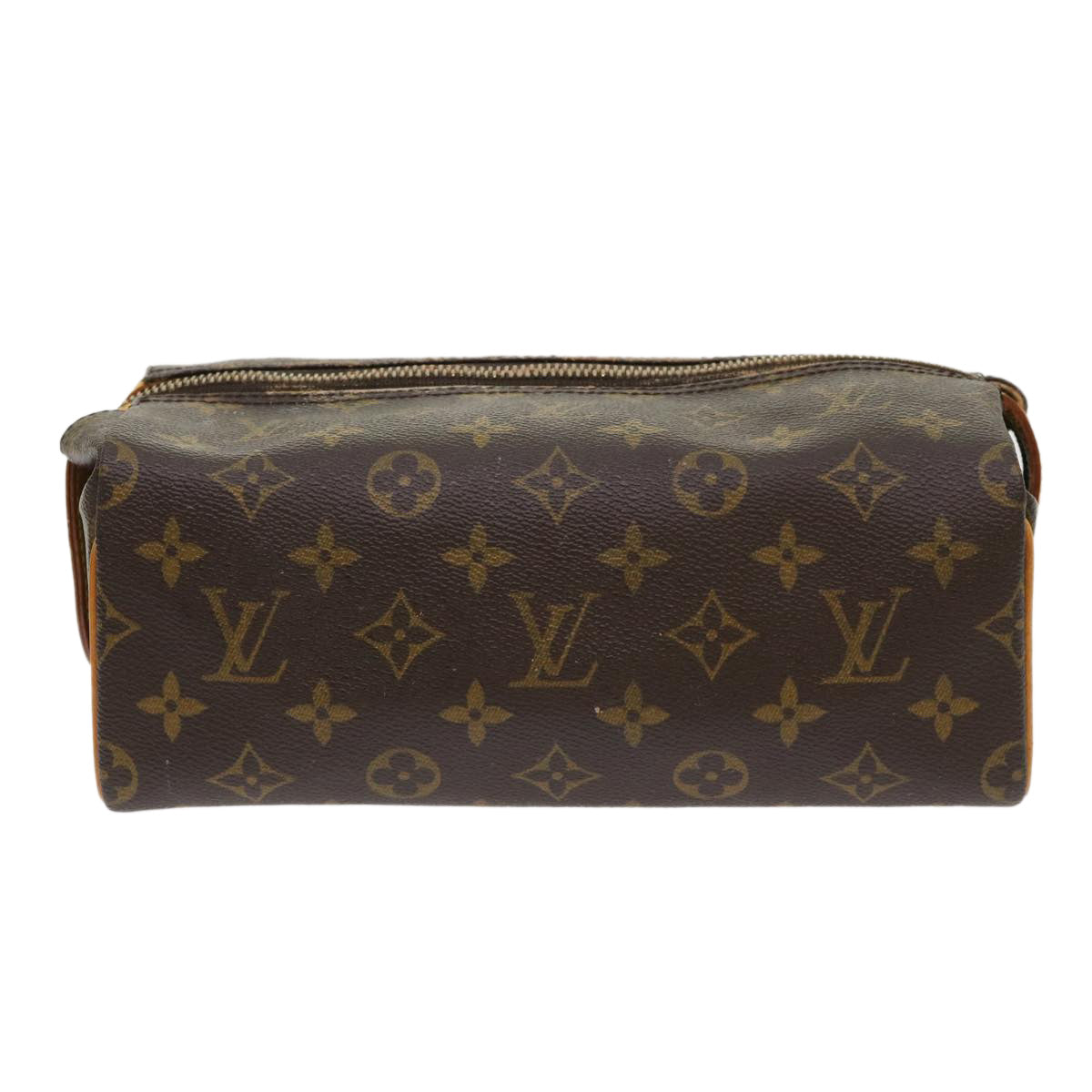 LOUIS VUITTON Monogram Trousse Patte Pression Cosmetic Pouch M47636 46903