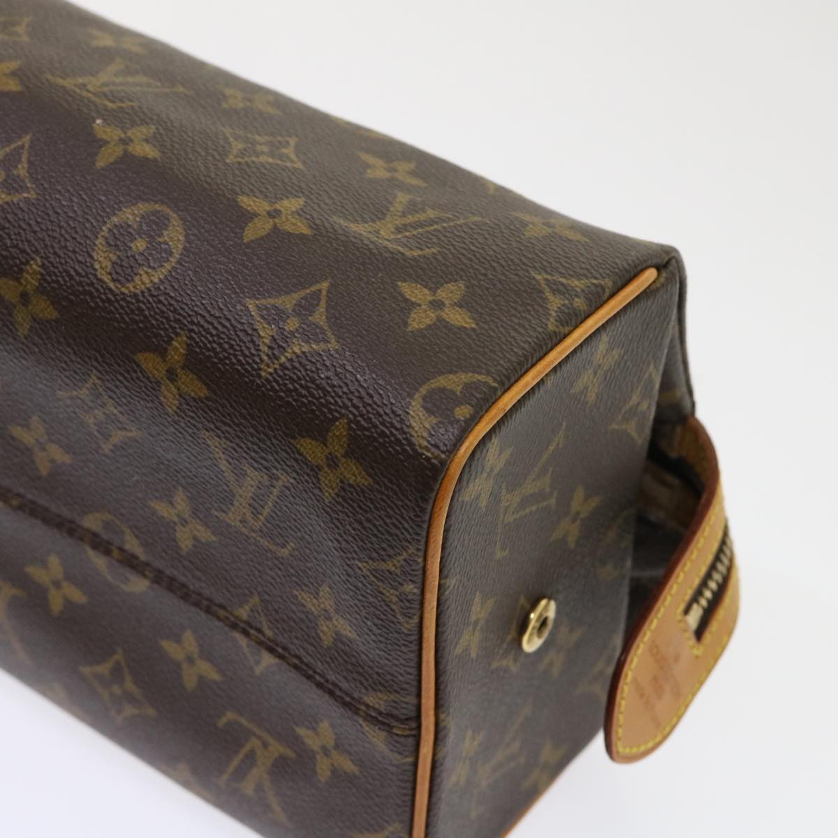 LOUIS VUITTON Monogram Trousse Patte Pression Cosmetic Pouch M47636 46903