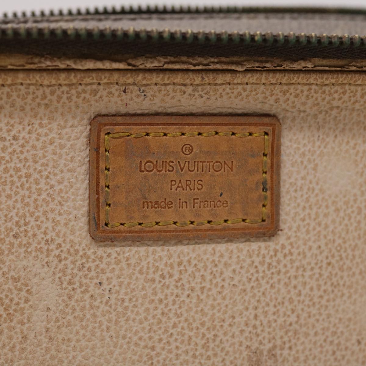LOUIS VUITTON Monogram Trousse Brush GM Cosmetic Pouch M47505 LV 46904