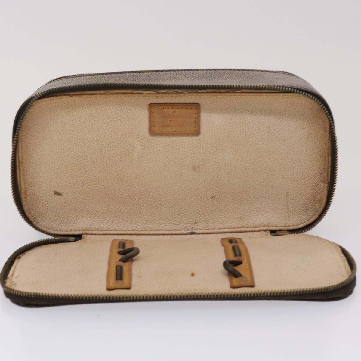 LOUIS VUITTON Monogram Trousse Brush GM Cosmetic Pouch M47505 LV 46904