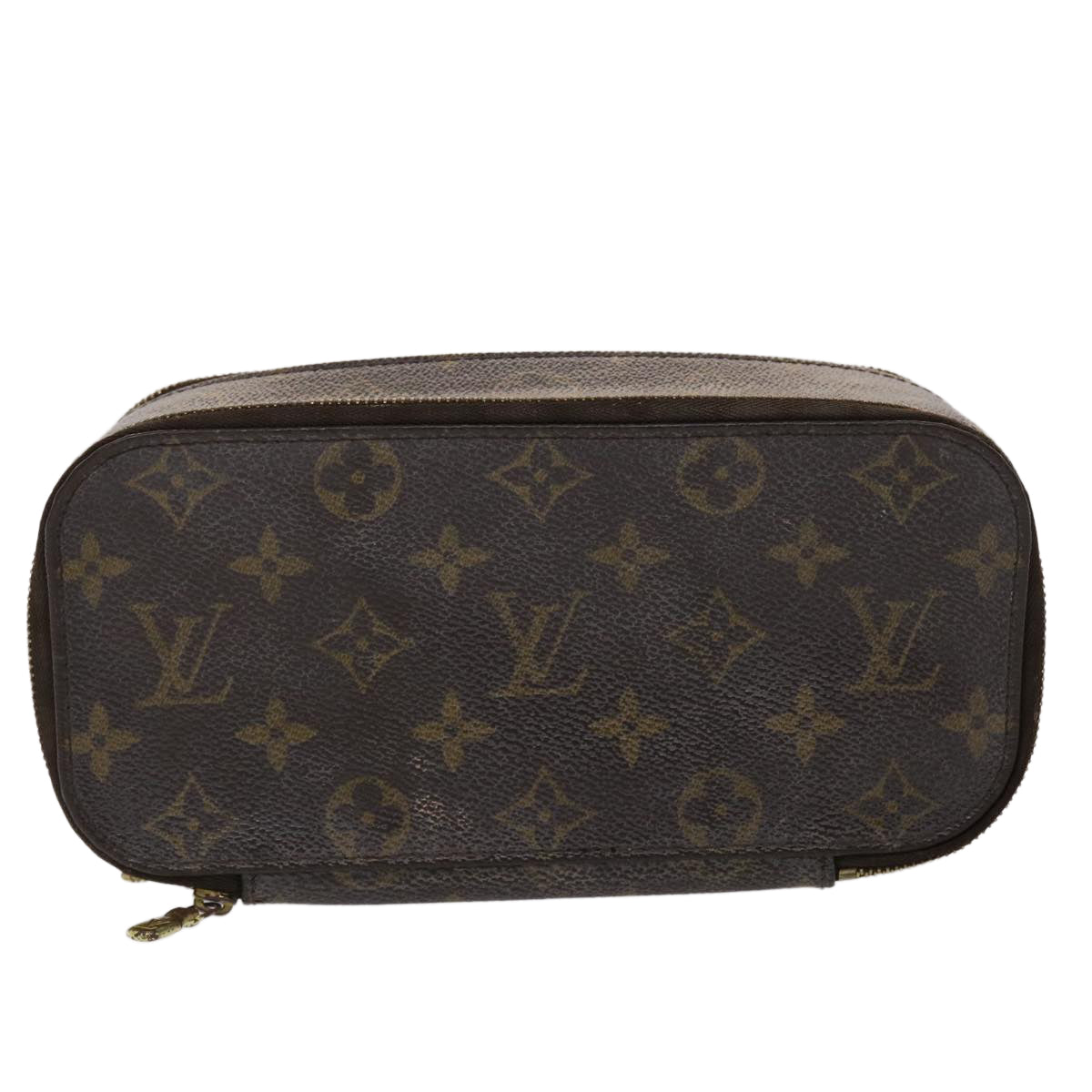 LOUIS VUITTON Monogram Trousse Brush GM Cosmetic Pouch M47505 LV 46904