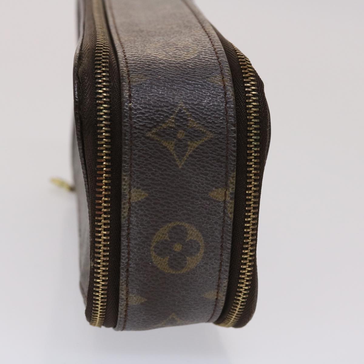 LOUIS VUITTON Monogram Trousse Brush GM Cosmetic Pouch M47505 LV 46904
