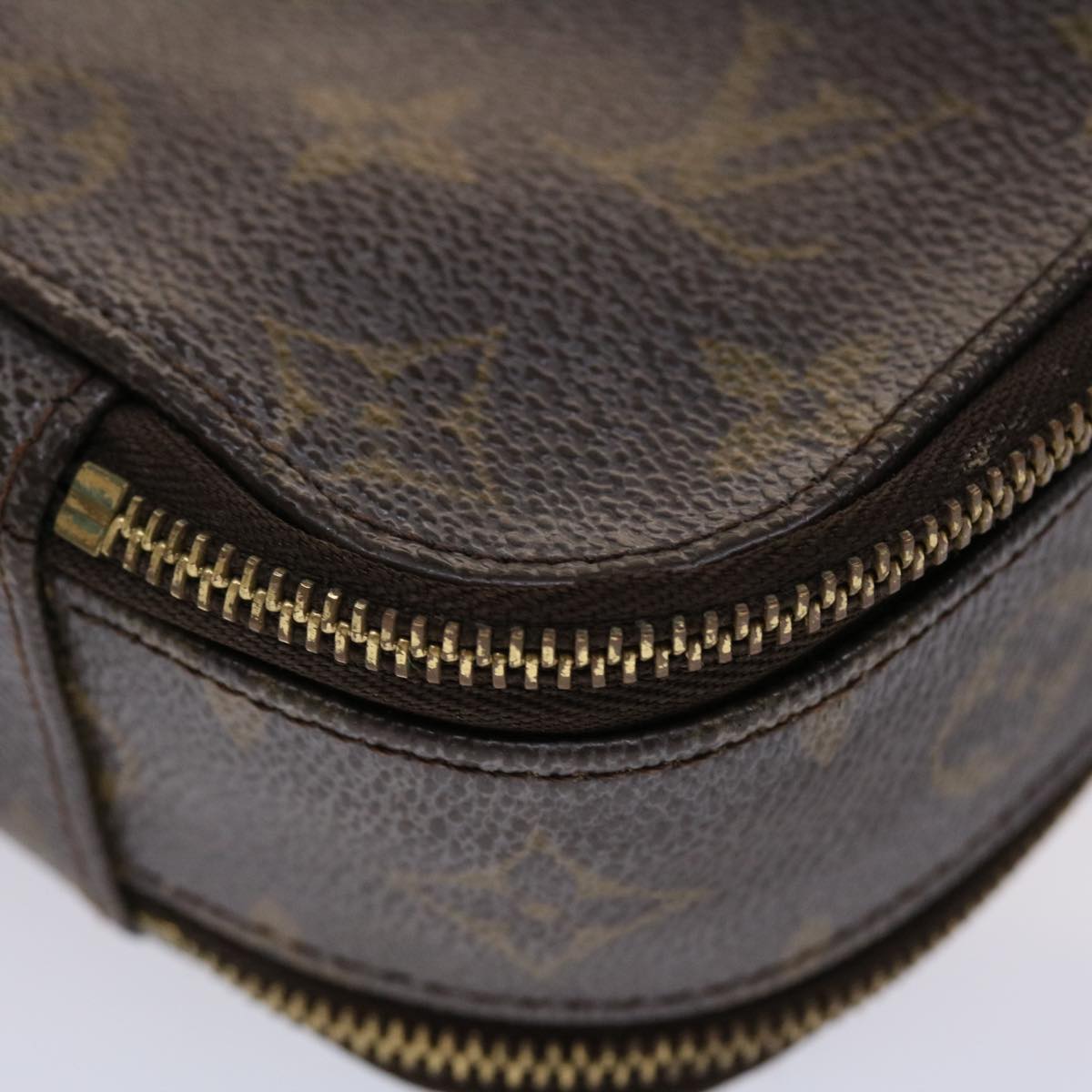 LOUIS VUITTON Monogram Trousse Brush GM Cosmetic Pouch M47505 LV 46904