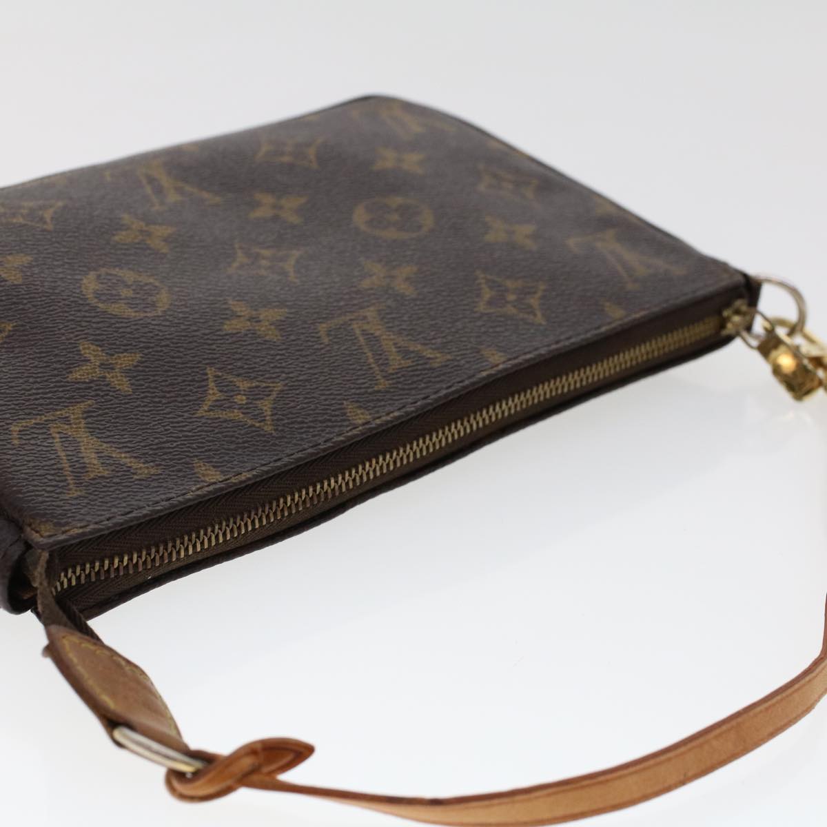 LOUIS VUITTON Monogram Pochette Accessoires Pouch M51980 LV 46905