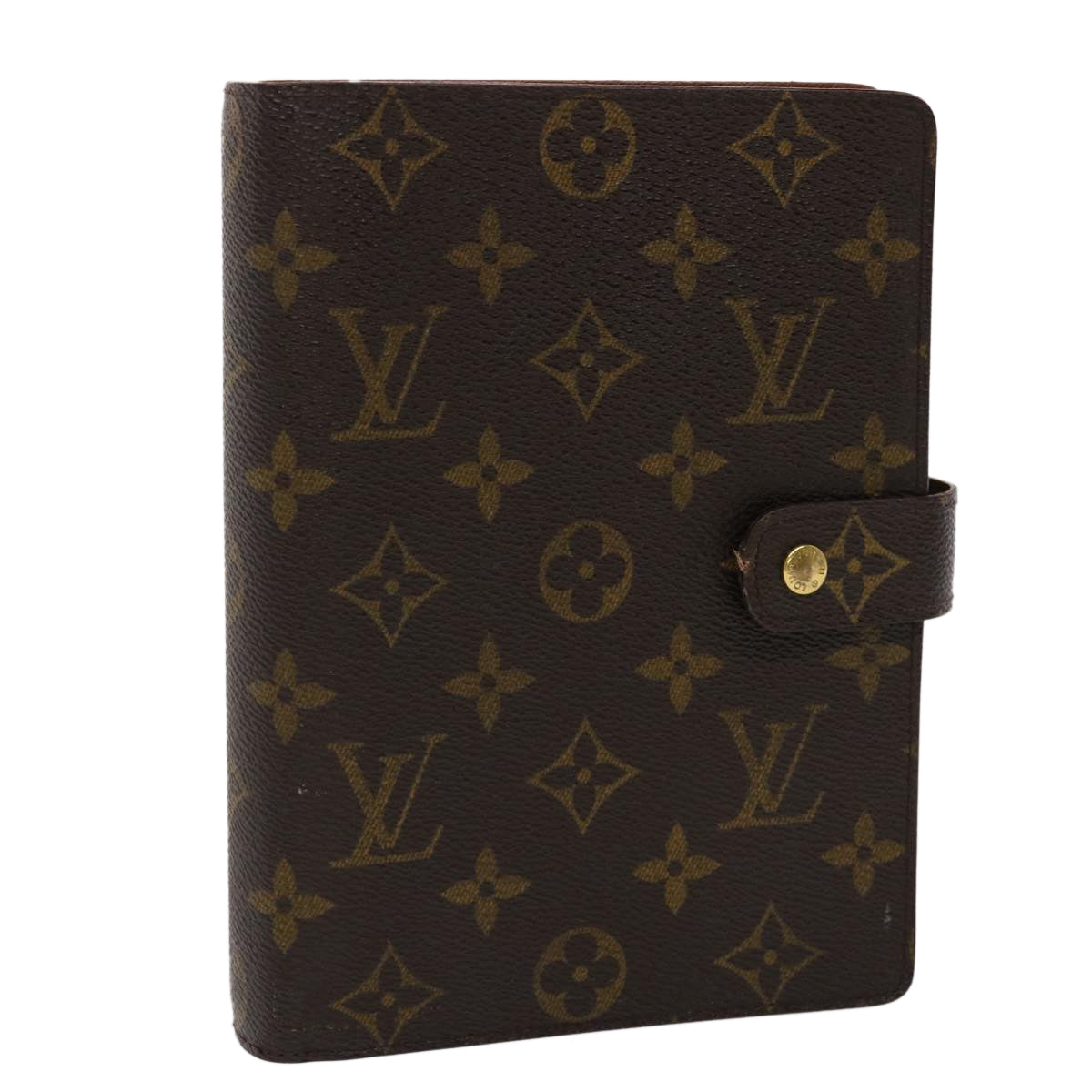 LOUIS VUITTON Monogram Agenda MM Day Planner Cover R20105 LV 46909