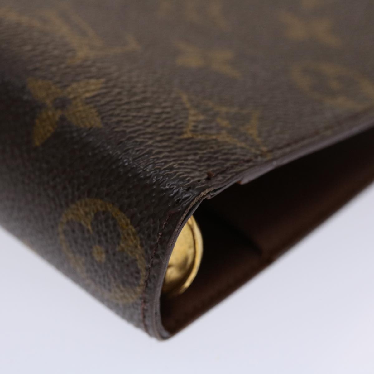LOUIS VUITTON Monogram Agenda MM Day Planner Cover R20105 LV 46909