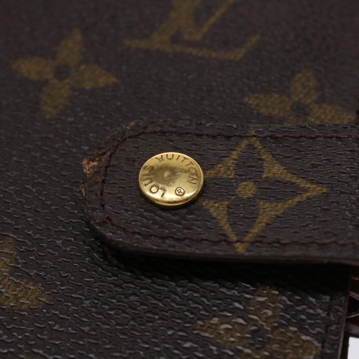 LOUIS VUITTON Monogram Agenda MM Day Planner Cover R20105 LV 46909