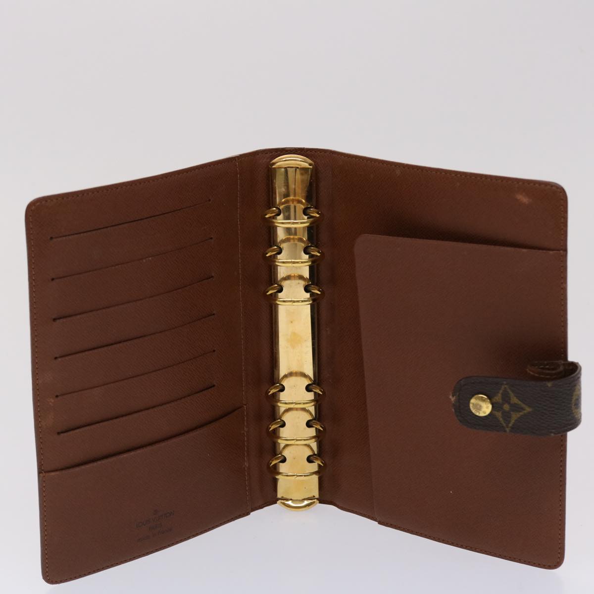 LOUIS VUITTON Monogram Agenda MM Day Planner Cover R20105 LV 46909