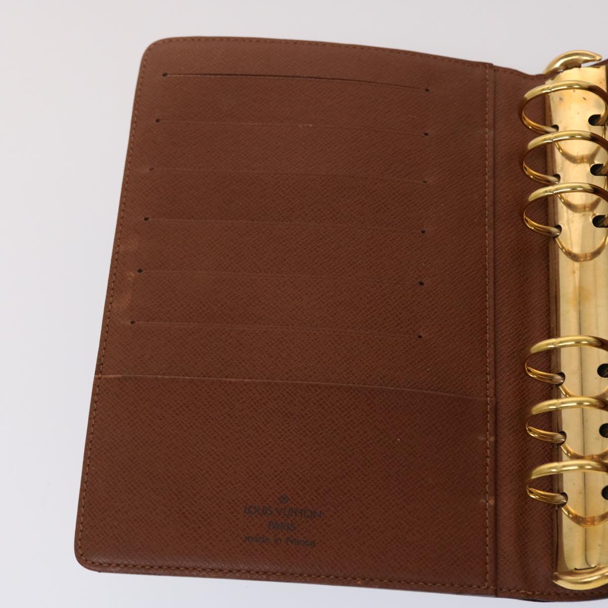 LOUIS VUITTON Monogram Agenda MM Day Planner Cover R20105 LV 46909