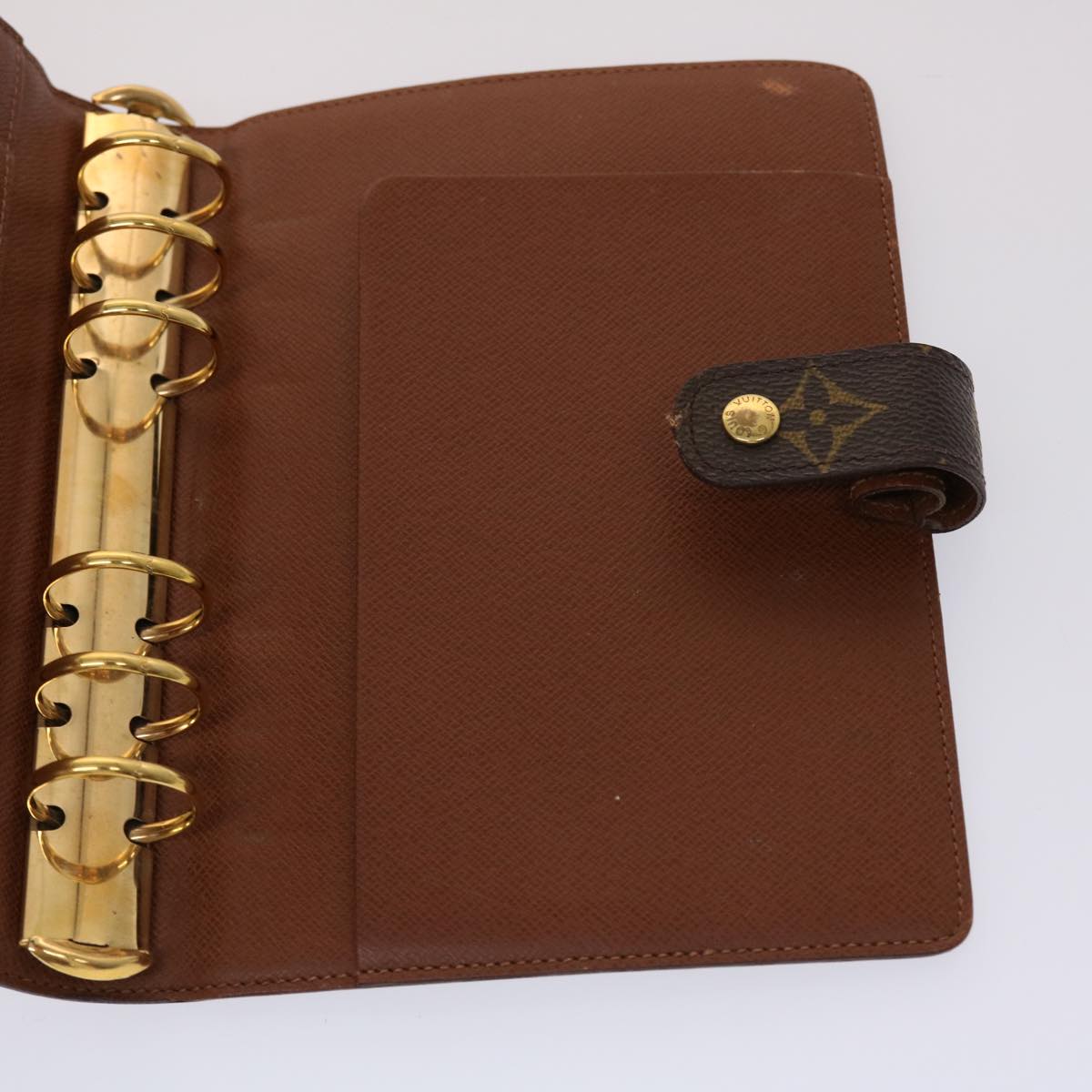 LOUIS VUITTON Monogram Agenda MM Day Planner Cover R20105 LV 46909