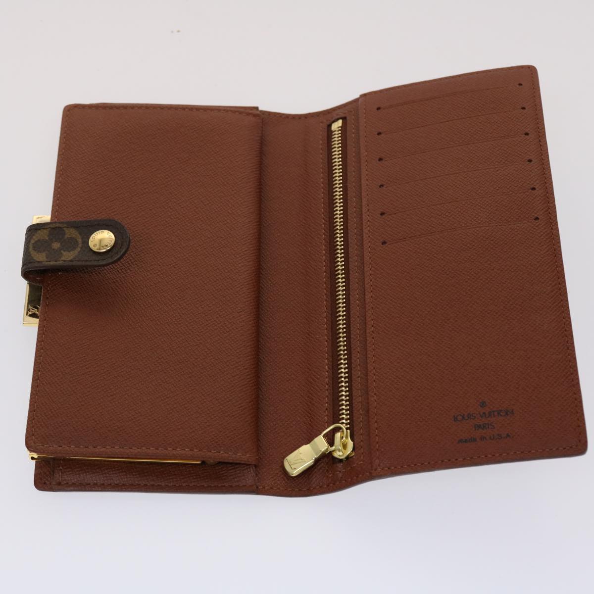 LOUIS VUITTON Monogram Continental Clutch Wallet T61217 LV 46911
