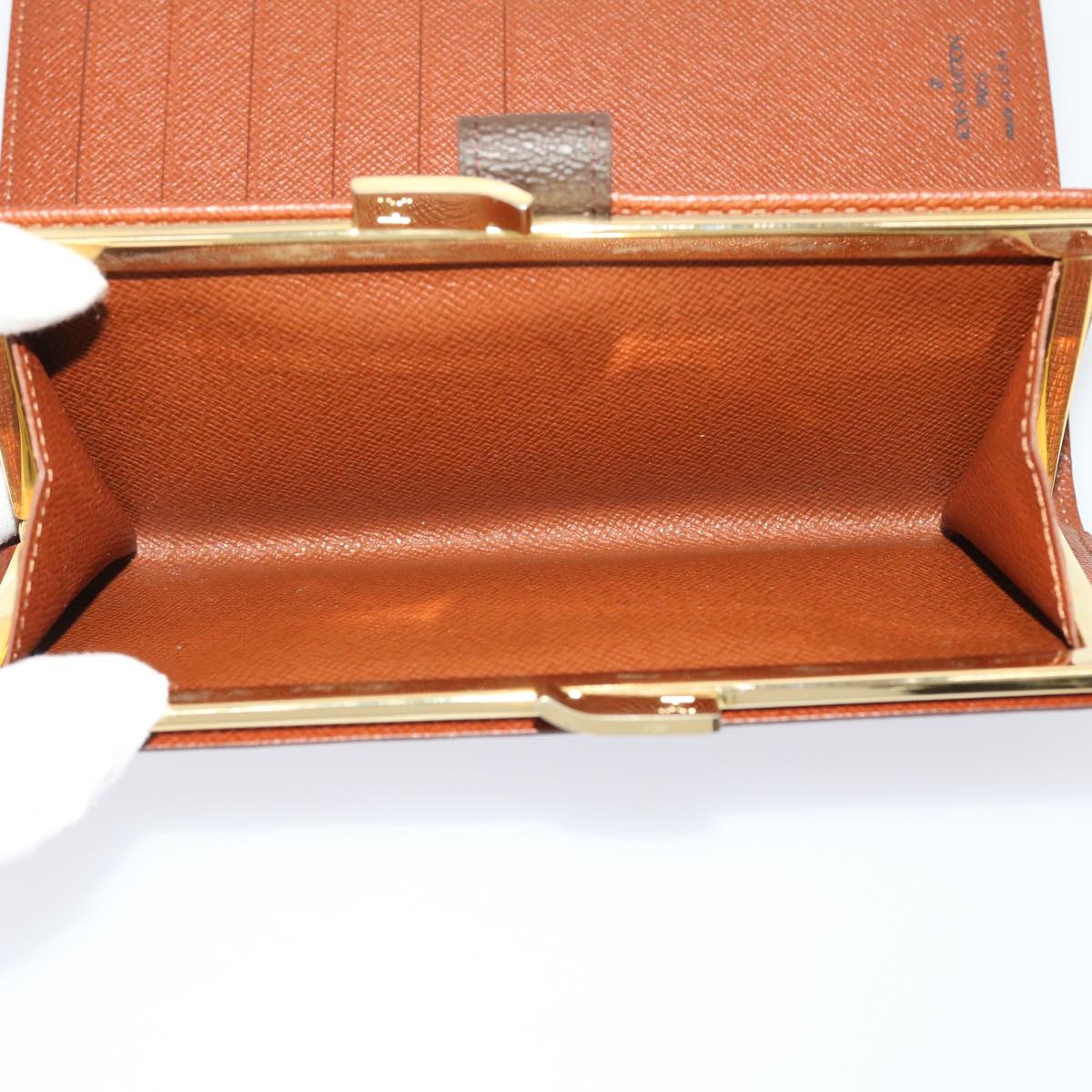 LOUIS VUITTON Monogram Continental Clutch Wallet T61217 LV 46911