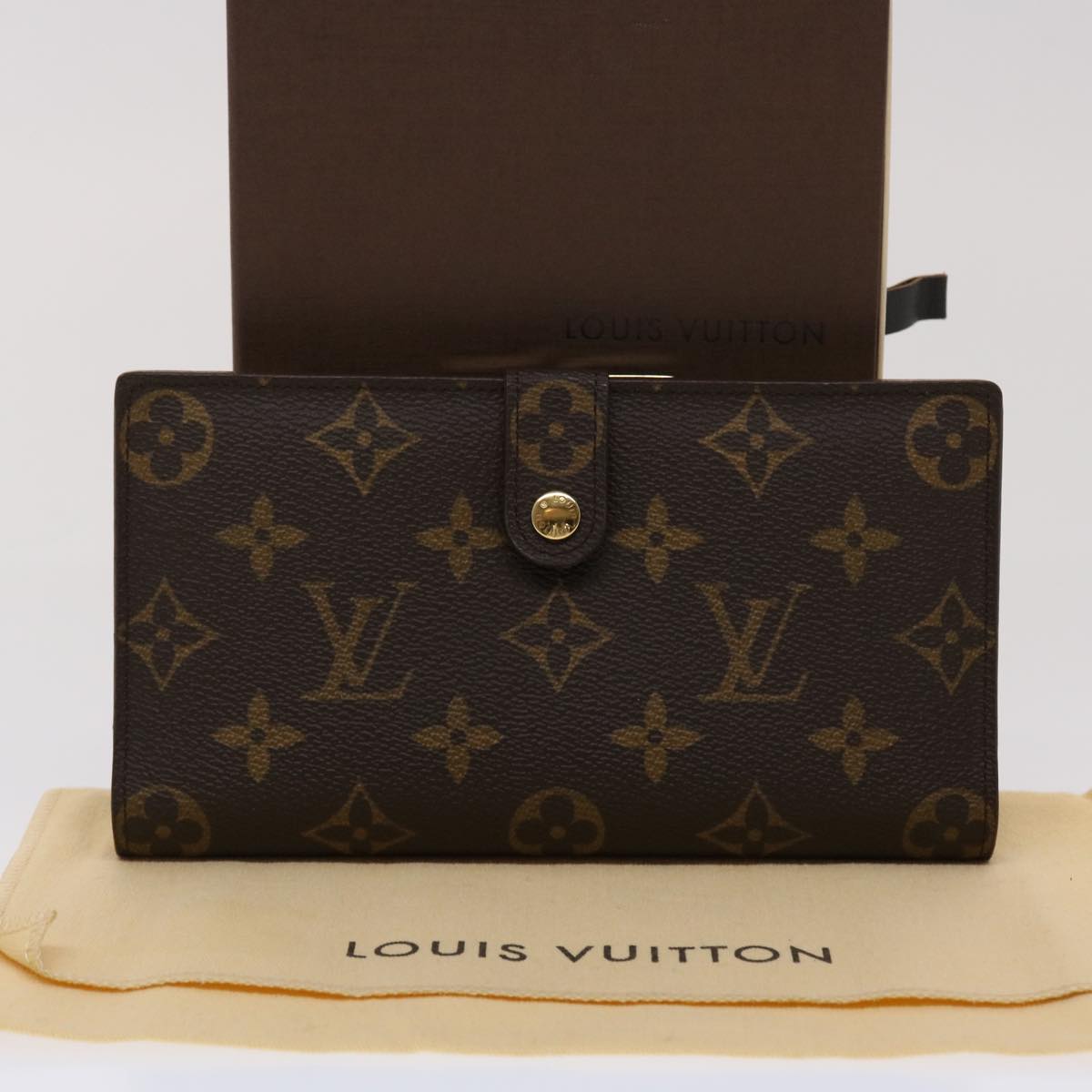 LOUIS VUITTON Monogram Continental Clutch Wallet T61217 LV 46911