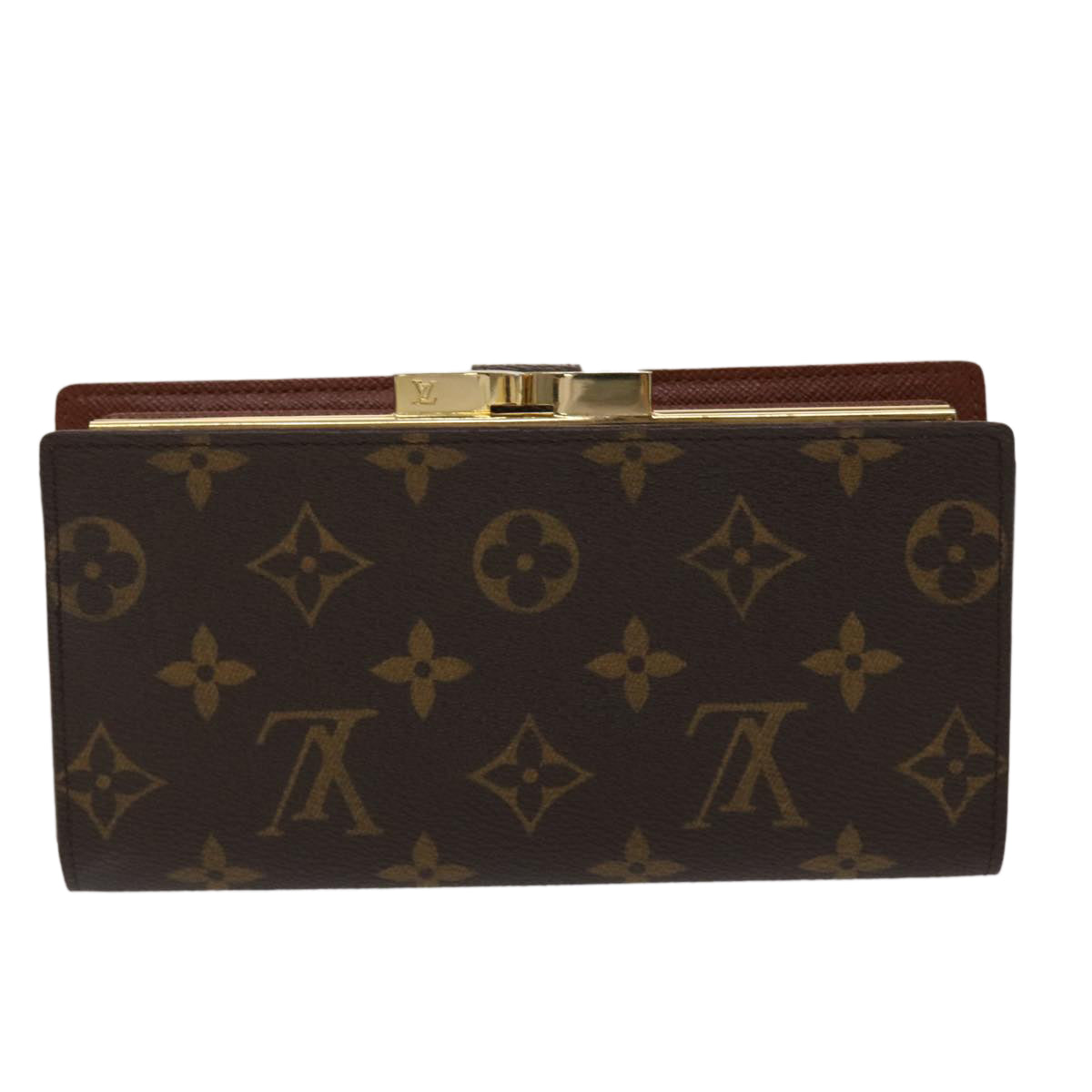 LOUIS VUITTON Monogram Continental Clutch Wallet T61217 LV 46911