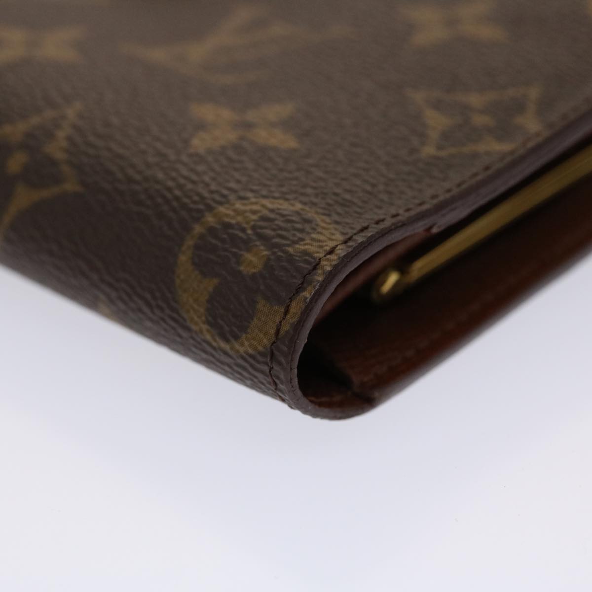 LOUIS VUITTON Monogram Continental Clutch Wallet T61217 LV 46911