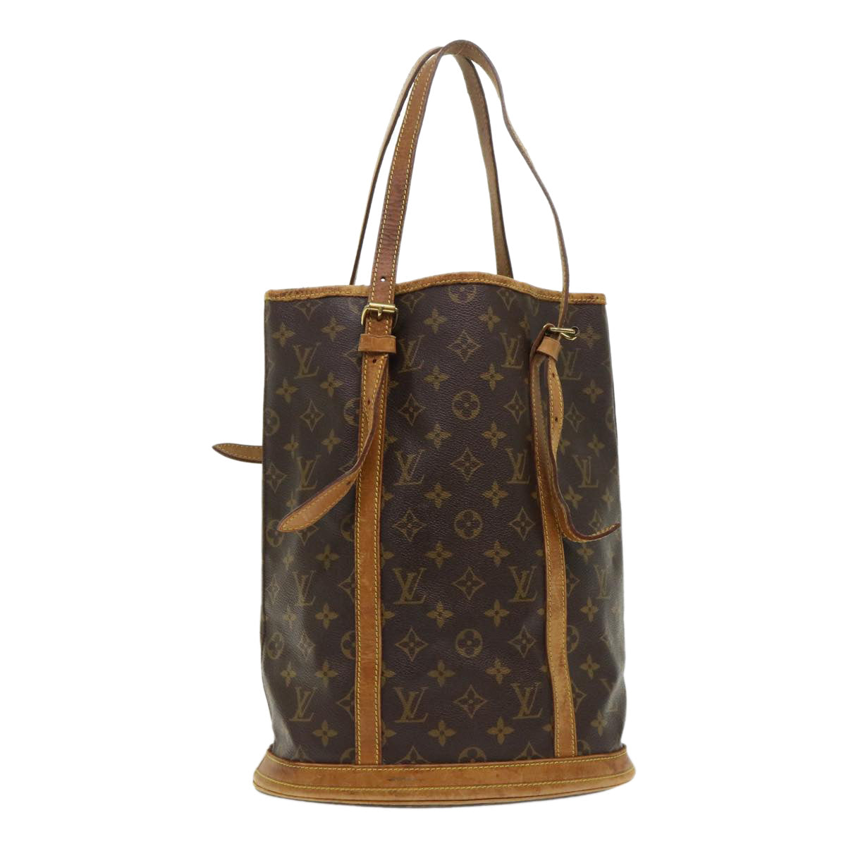 LOUIS VUITTON Monogram Bucket GM Shoulder Bag M42236 LV 46916
