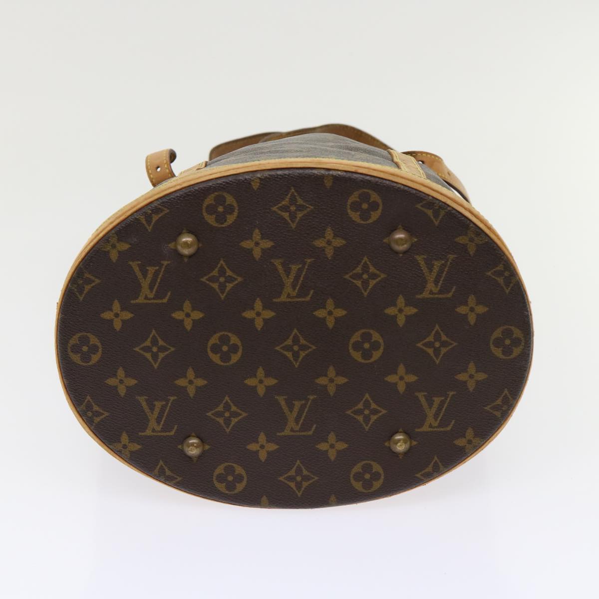 LOUIS VUITTON Monogram Bucket GM Shoulder Bag M42236 LV 46916
