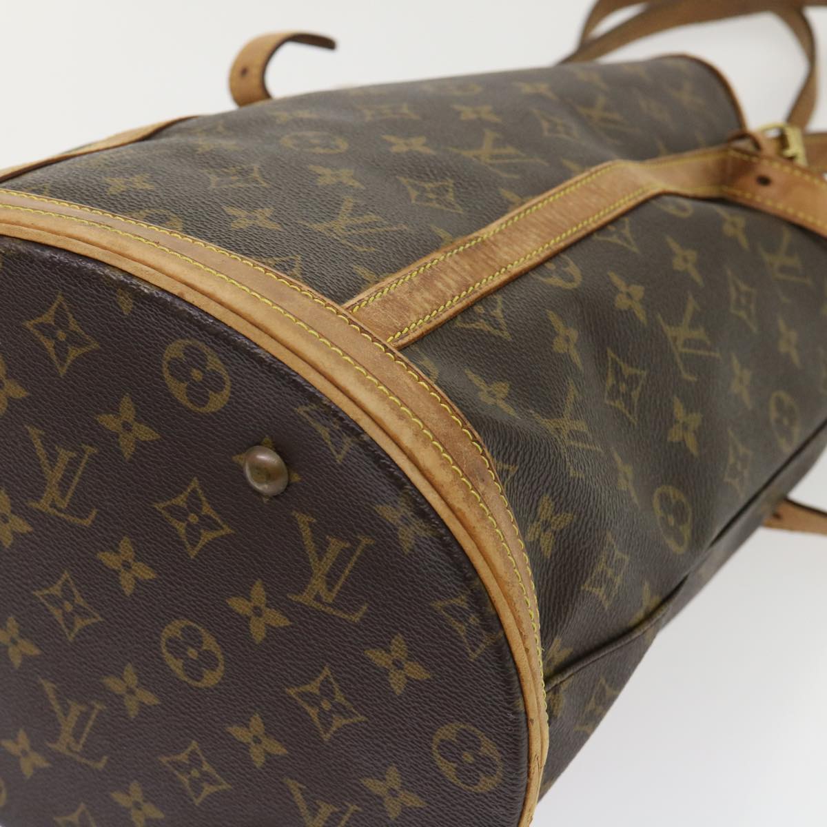 LOUIS VUITTON Monogram Bucket GM Shoulder Bag M42236 LV 46916