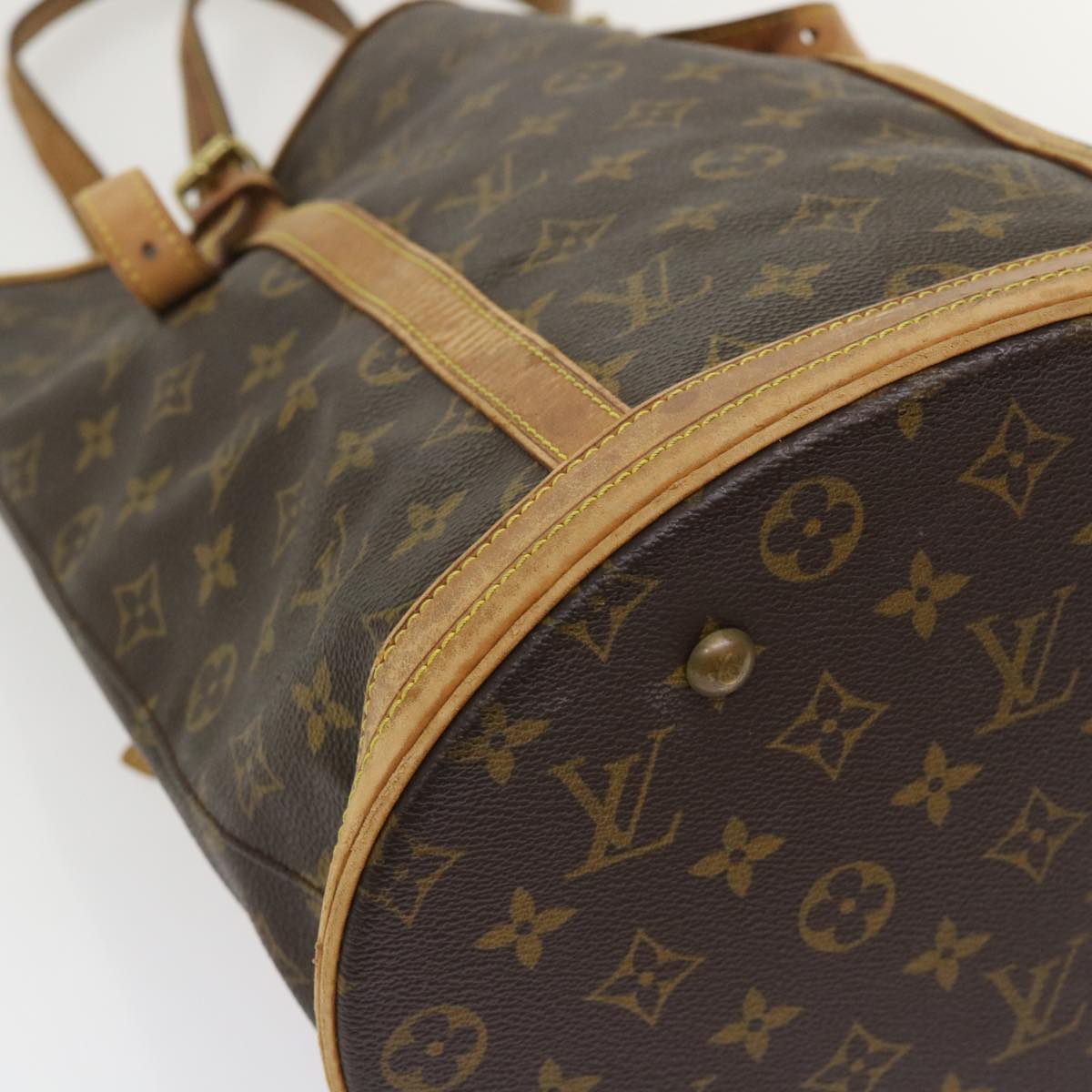 LOUIS VUITTON Monogram Bucket GM Shoulder Bag M42236 LV 46916