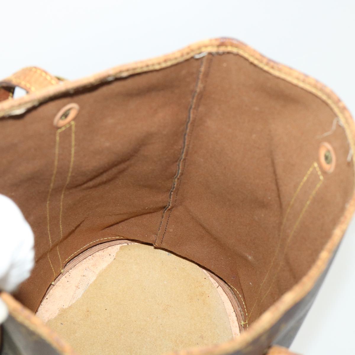 LOUIS VUITTON Monogram Bucket GM Shoulder Bag M42236 LV 46916