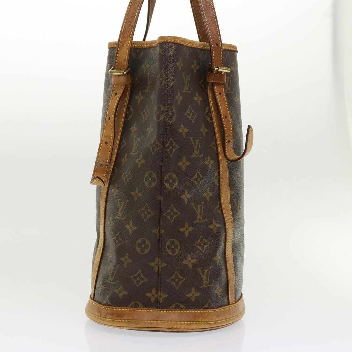 LOUIS VUITTON Monogram Bucket GM Shoulder Bag M42236 LV 46916