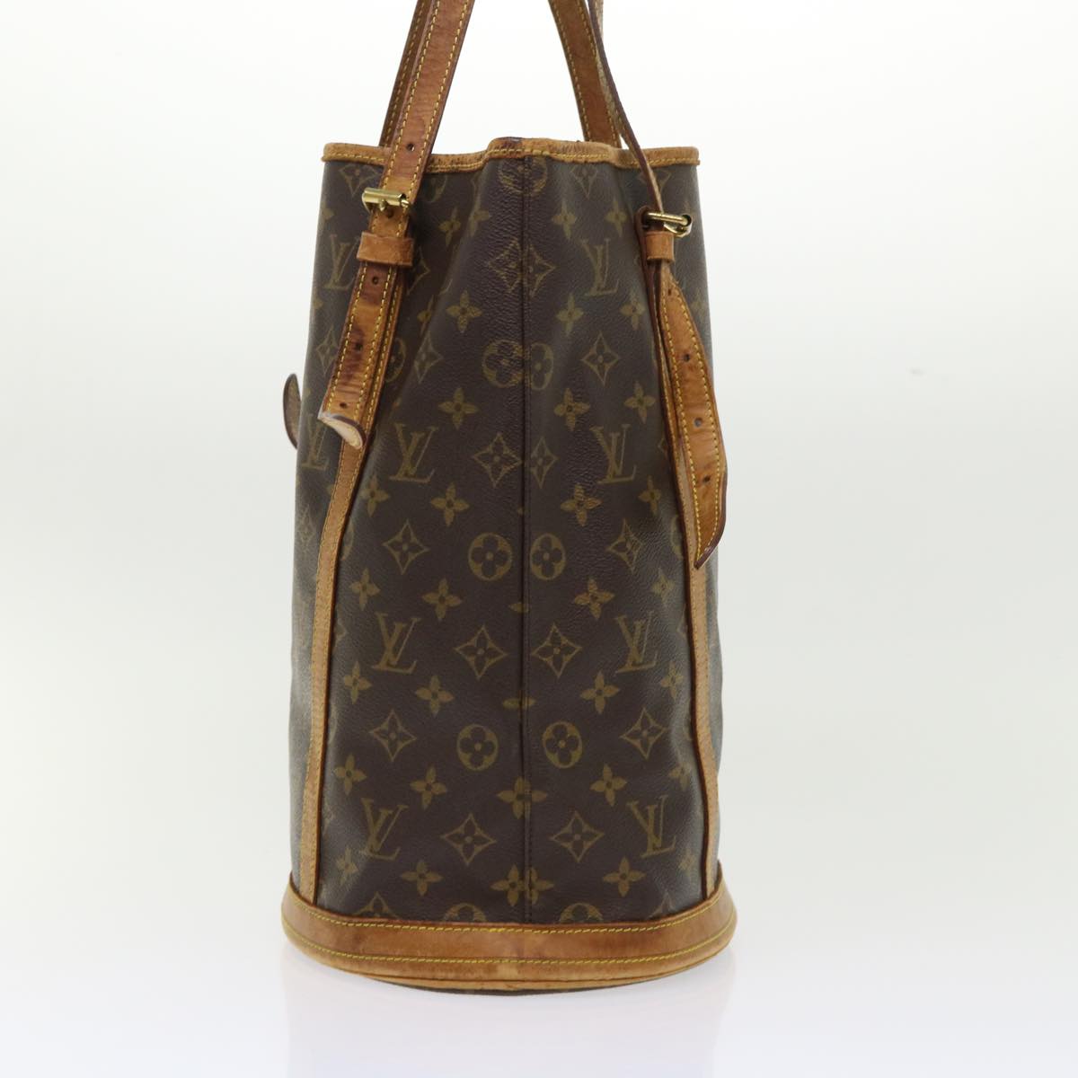 LOUIS VUITTON Monogram Bucket GM Shoulder Bag M42236 LV 46916